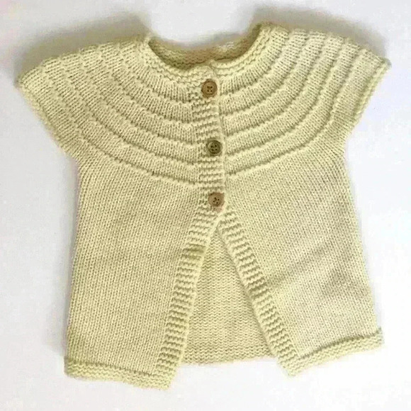 Rylee+Cru Tan Wool Blend Button Down Cardigan Sz 1 - Picture 1 of 5